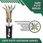 Cat6 f utp pe Outdoor Cable 23 awg 4 pair 305m 6xxx5b Series