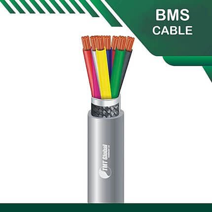 8 core BMS cable braid shielded 16 to 24 awg 305m