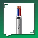 2 core Alarm cable braid shielded 16 to 24 awg 305m