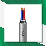 2 core Alarm cable braid shielded 16 to 24 awg 305m