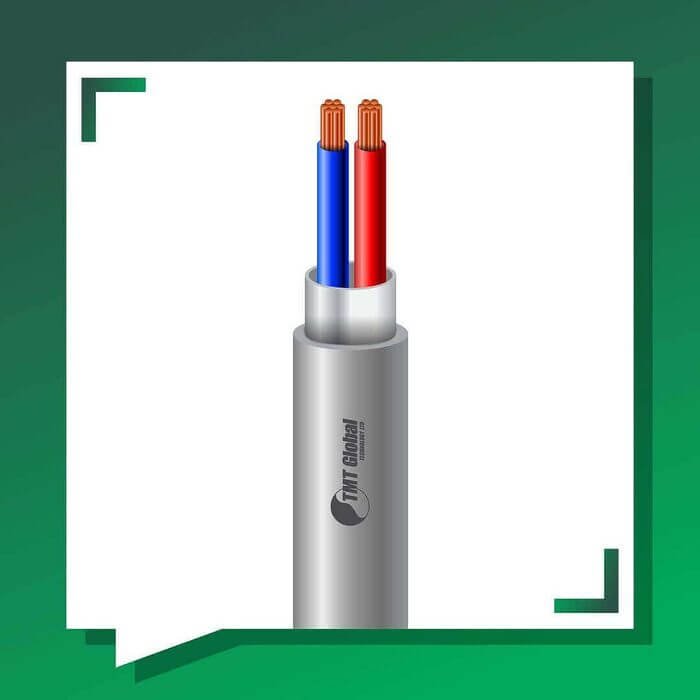 2 core Alarm cable shielded 16 to 24 awg 305m