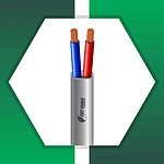 2 core control cable flat pvc 10 to 24 awg 305m