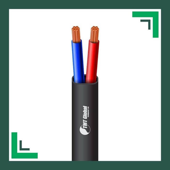 2 core control cable flat outdoor 10 to 24 awg 305m