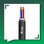 2 core Alarm cable braid shielded PE outdoor 16 to 24 awg 305m