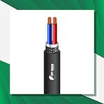 2 core Alarm cable braid shielded PE outdoor 16 to 24 awg 305m