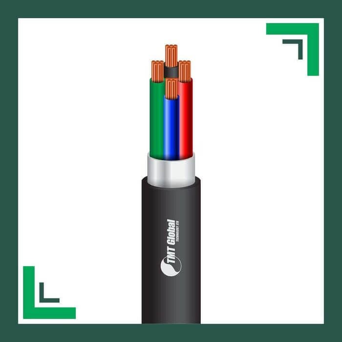 4 core control cable shielded outdoor 10 to 24 awg 305m