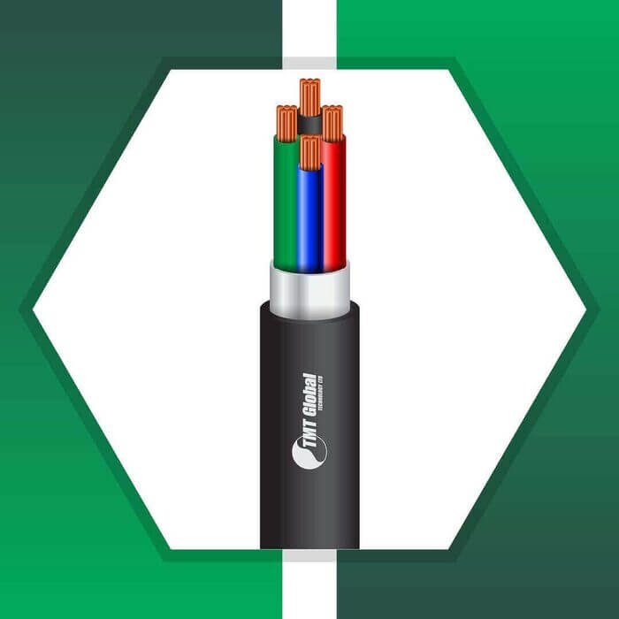 4 core control cable shielded outdoor 10 to 24 awg 305m