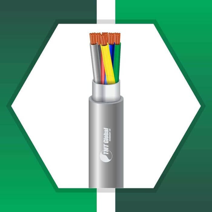 6 core control cable shielded pvc 10 to 24 awg 305m