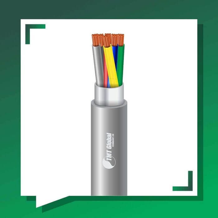 6 core control cable shielded pvc 10 to 24 awg 305m