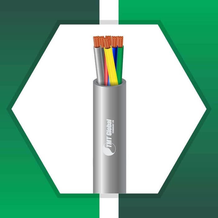 6 core control cable PVC 10 to 24 awg 305m
