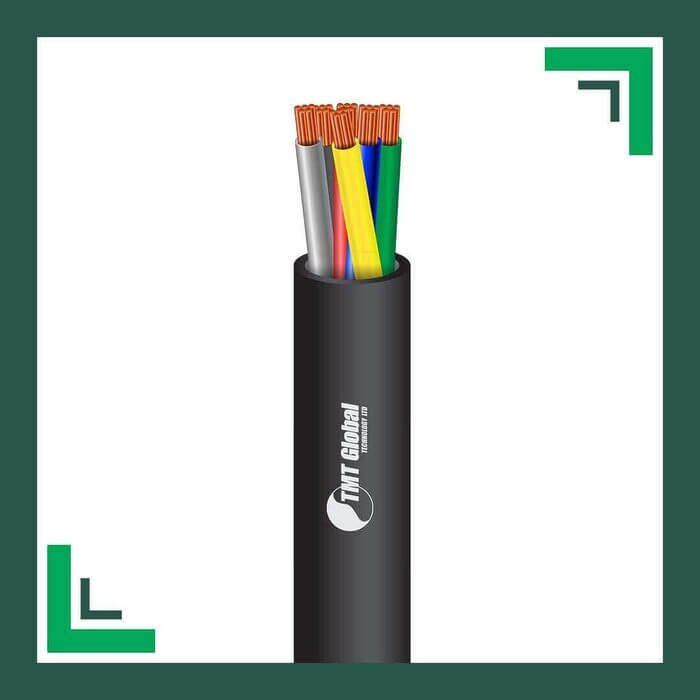 6 core control cable shielded outdoor 10 to 24 awg 305m