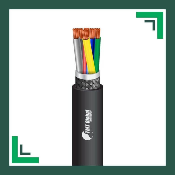 8 core control cable shielded pvc 10 to 24 awg 305m