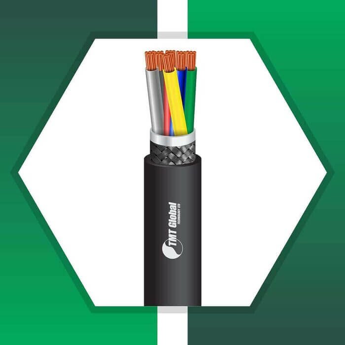 8 core control cable shielded pvc 10 to 24 awg 305m