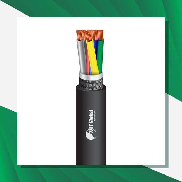 8 core control cable shielded pvc 10 to 24 awg 305m