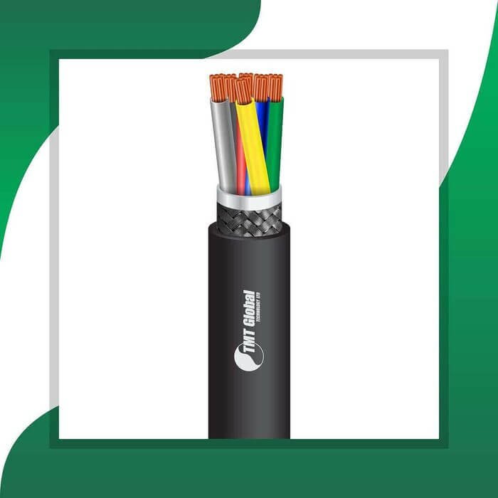 8 core control cable shielded pvc 10 to 24 awg 305m