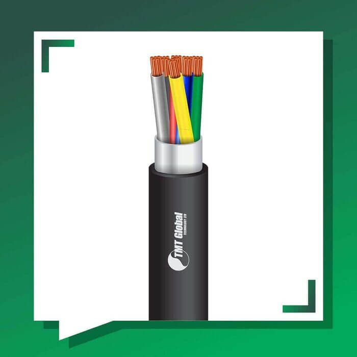 6 core control cable shielded outdoor 10 to 24 awg 305m