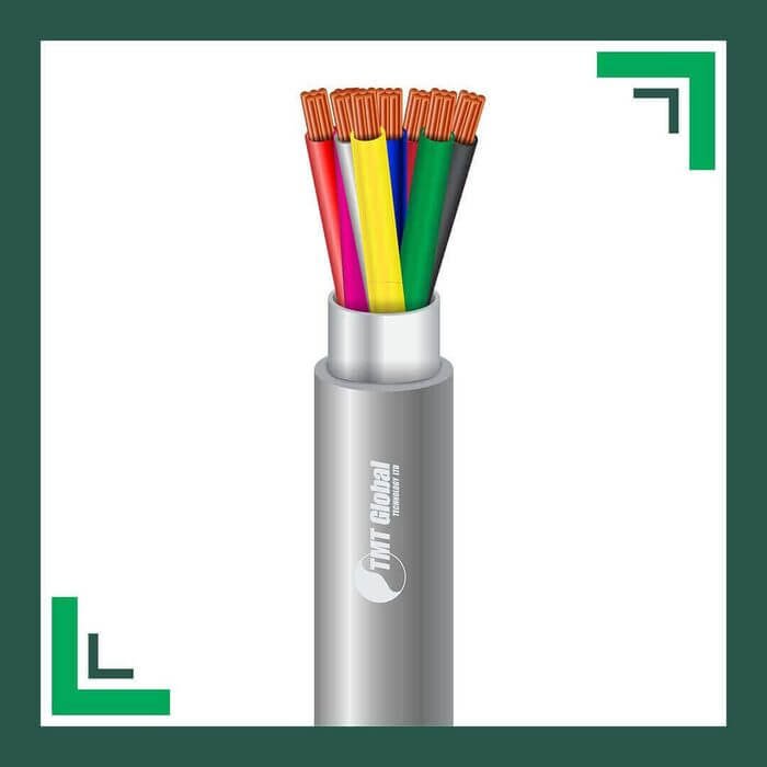8 core control cable shielded pvc 10 to 24 awg 305m