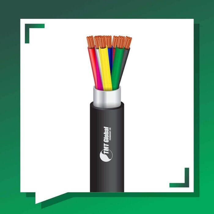 8 core control cable shielded outdoor 10 to 24 awg 305m