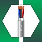 3 core Alarm cable shielded 16 to 24 awg 305m