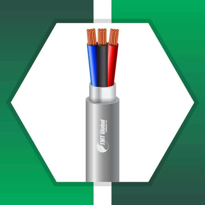 3 core Alarm cable shielded 16 to 24 awg 305m