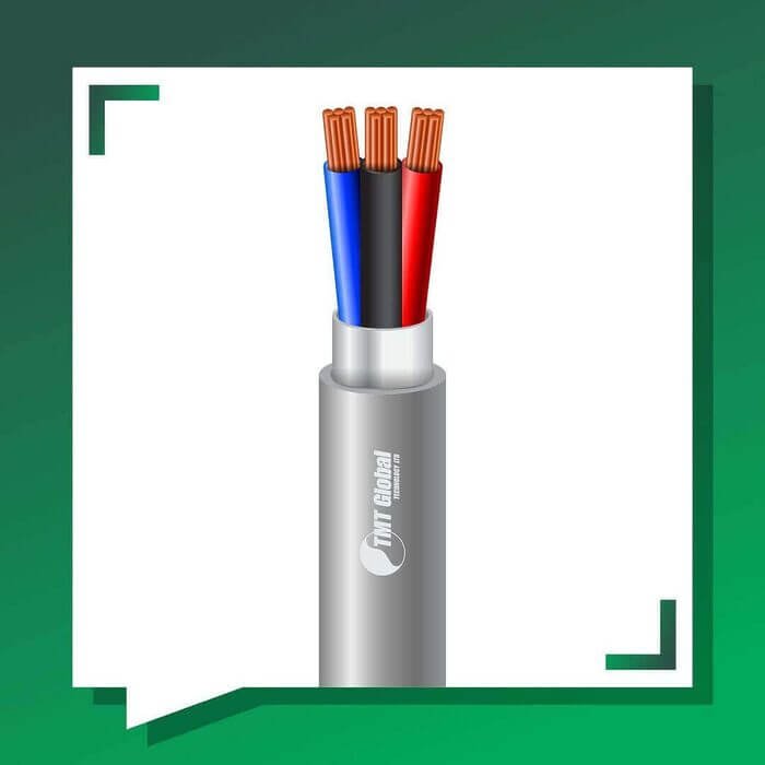 3 core Alarm cable shielded 16 to 24 awg 305m