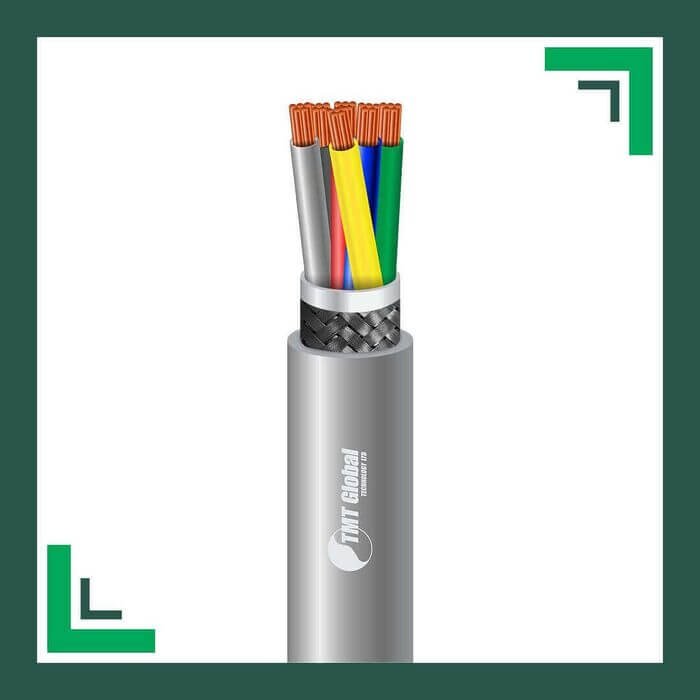 6 core control cable outdoor 10 to 24 awg 305m