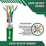 Cat6a u utp 6axx6m pvc Cable 23 awg 4 pair 305m