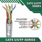 Cat6 U utp 6xxx6m PE Outdoor Cable 23 awg 4 pair 305m