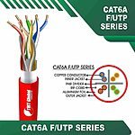 Cat6a sf utp 6axx6m LSZH Cable 23 awg 4 pair 305m