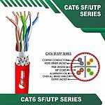 Cat6a u utp 6axx6m pvc Cable 23 awg 4 pair 305m