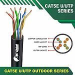 Cat5e u utp 5xxx8B PE Outdoor Cable 24 awg 4 pair 305m