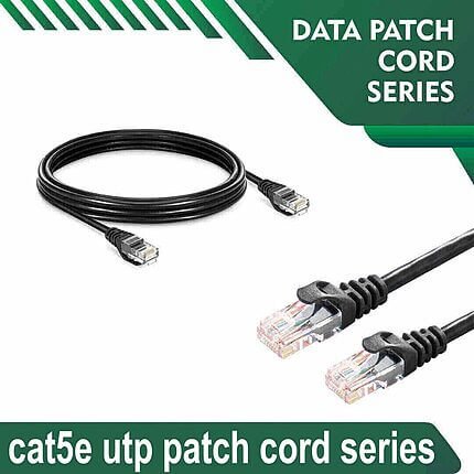 Cat5e utp 5X4PBKXX Black Patch cord 24 awg 0.06cm-100 meter Cat5e utp 5X4PMKXX Black Patch cord 24 awg 0.06cm-100 meter