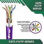 Cat6a u utp 6axx6m pvc Cable 23 awg 4 pair 305m