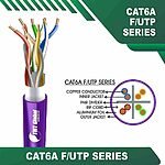 Cat6a sf utp 6axx6m LSZH Cable 23 awg 4 pair 305m