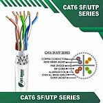 Cat6a u utp 6axx6m pvc Cable 23 awg 4 pair 305m