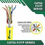 Cat6a sf utp 6axx6m LSZH Cable 23 awg 4 pair 305m