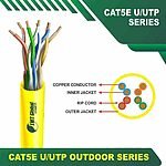Cat5e u utp 5xxxzm lszh Cable 24 awg 4 pair 305m