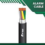 6 core Alarm cable shielded outdoor 16 to 24 awg 305m