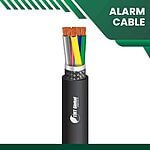6 core Alarm cable braid shielded PE outdoor 16 to 24 awg 305m