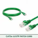 Cat5e U/UTP 5X4PBBXX Series | 24 AWG Network Patch Cord green color