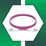Fiber Optic Patch Cord Multi Mode LC-LC-UPC Duplex LSZH OM4