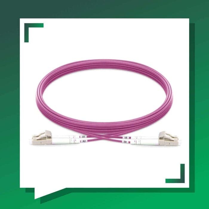 Fiber Optic Patch Cord Multi Mode LC-LC-UPC Duplex LSZH OM4