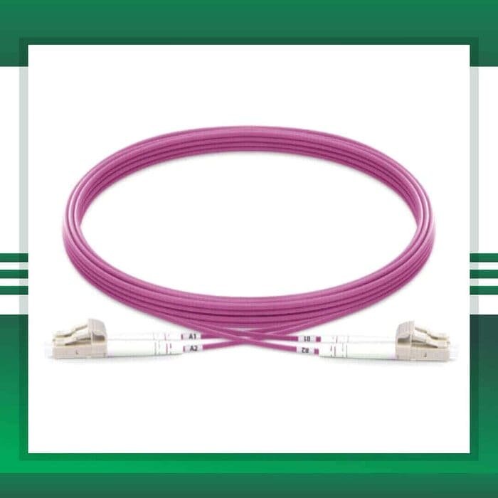 Fiber Optic Patch Cord Multi Mode LC-LC-UPC Duplex LSZH OM4