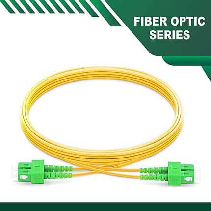 sc to lc apc duplex fiber patch cord lszh single mode 1-100