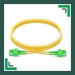 Fiber Optic Patch Cord Single Mode SC-SC-APC Duplex LSZH