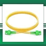 Fiber Optic Patch Cord Single Mode SC-SC-APC Duplex LSZH