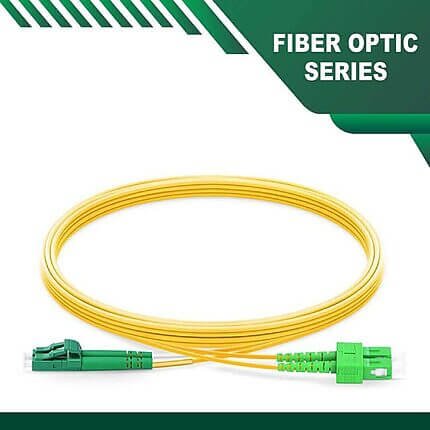 sc to lc apc duplex fiber patch cord lszh single mode 1-100