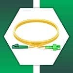 Fiber Optic Patch Cord Single Mode SC-LC-APC Duplex LSZH