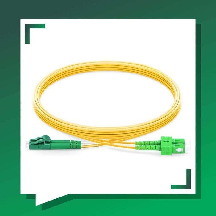 Fiber Optic Patch Cord Single Mode SC-LC-APC Duplex LSZH