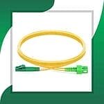 OS2 Fiber Optic Patch Cord 2 Fiber Optic Patch Cord Single Mode SC-SC-APC Duplex LSZH